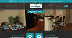 Desktop Screenshot of libertypointeapartments.com
